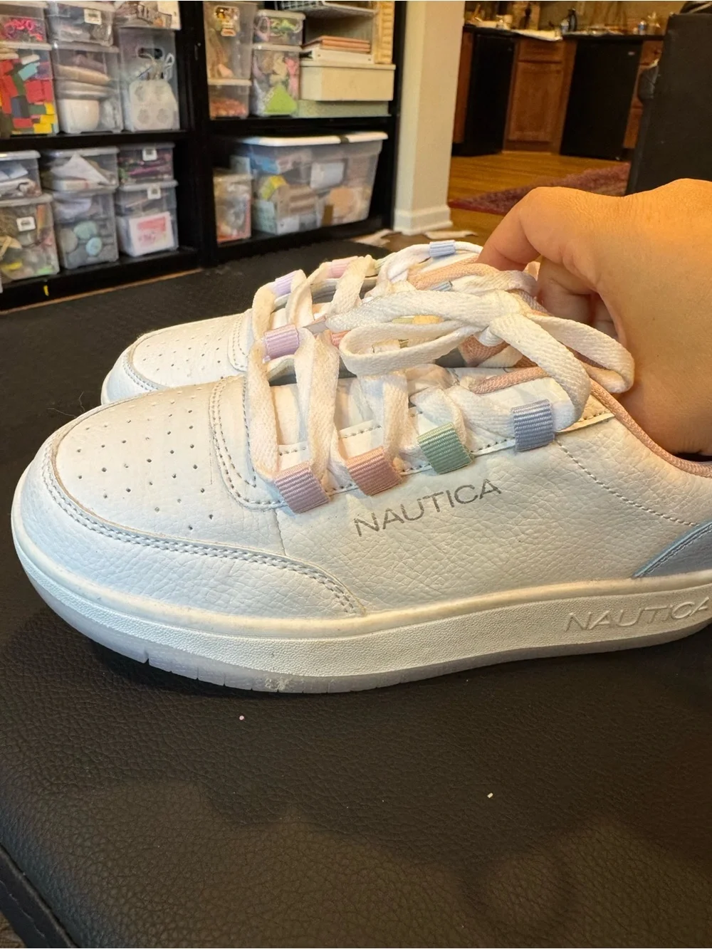Junior girls Nautica sneakers sz 3